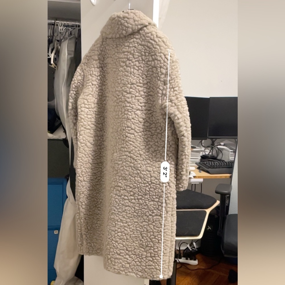 COS Teddy Jacket in Gray - Picture 7 of 7